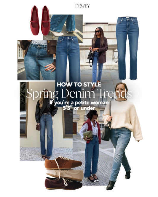 I’m a 5’2” Petite Fashion Brand Owner And I Analysed The Petite-friendly Spring Jeans Styling Trends Of The Season
