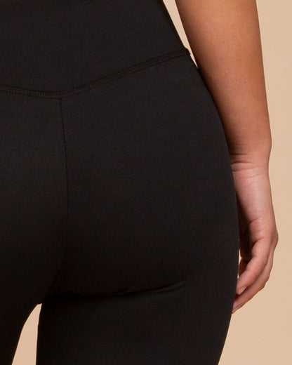 MIRA Flared Leggings (Black, Extra Petite)