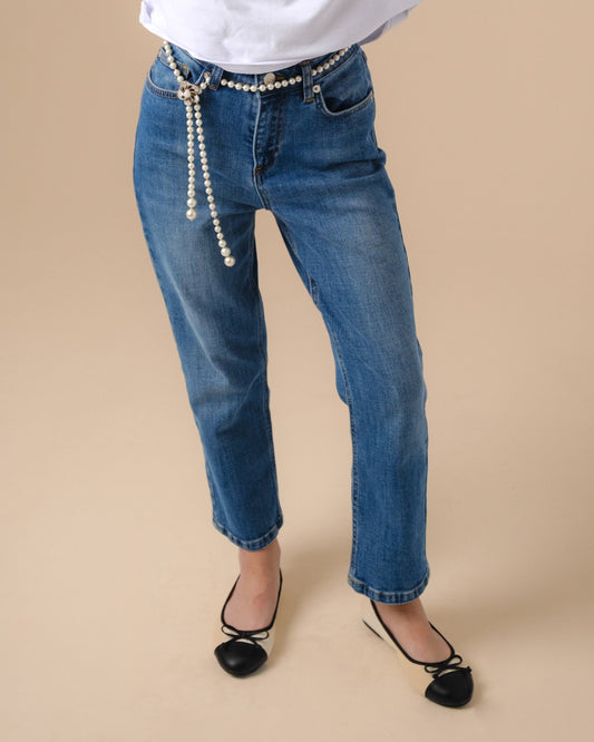 Petite Straight Leg Blue KENDALL Jeans