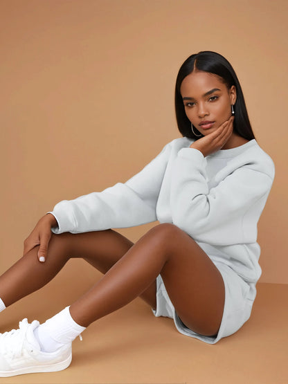 BAILEY Crewneck Sweatshirt Jumper (Grey, Petite & Extra Petite)