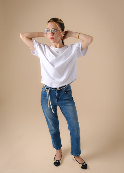Extra Short Petite Straight Leg Blue KENDALL Jeans [Pre-Order]