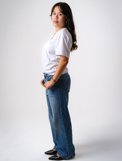 Petite Wide Leg Blue STELLA Jeans