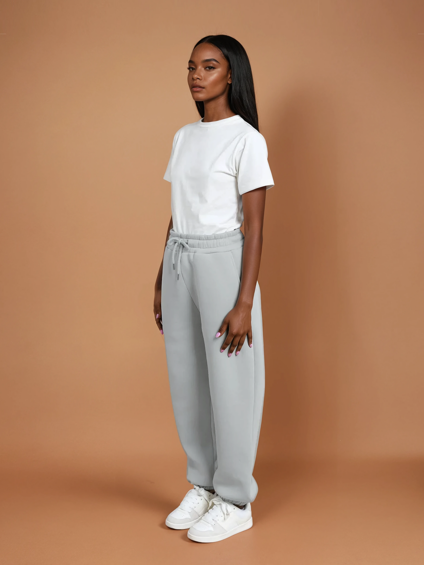 RILEY Sweatpants Joggers (Grey, Extra Petite)