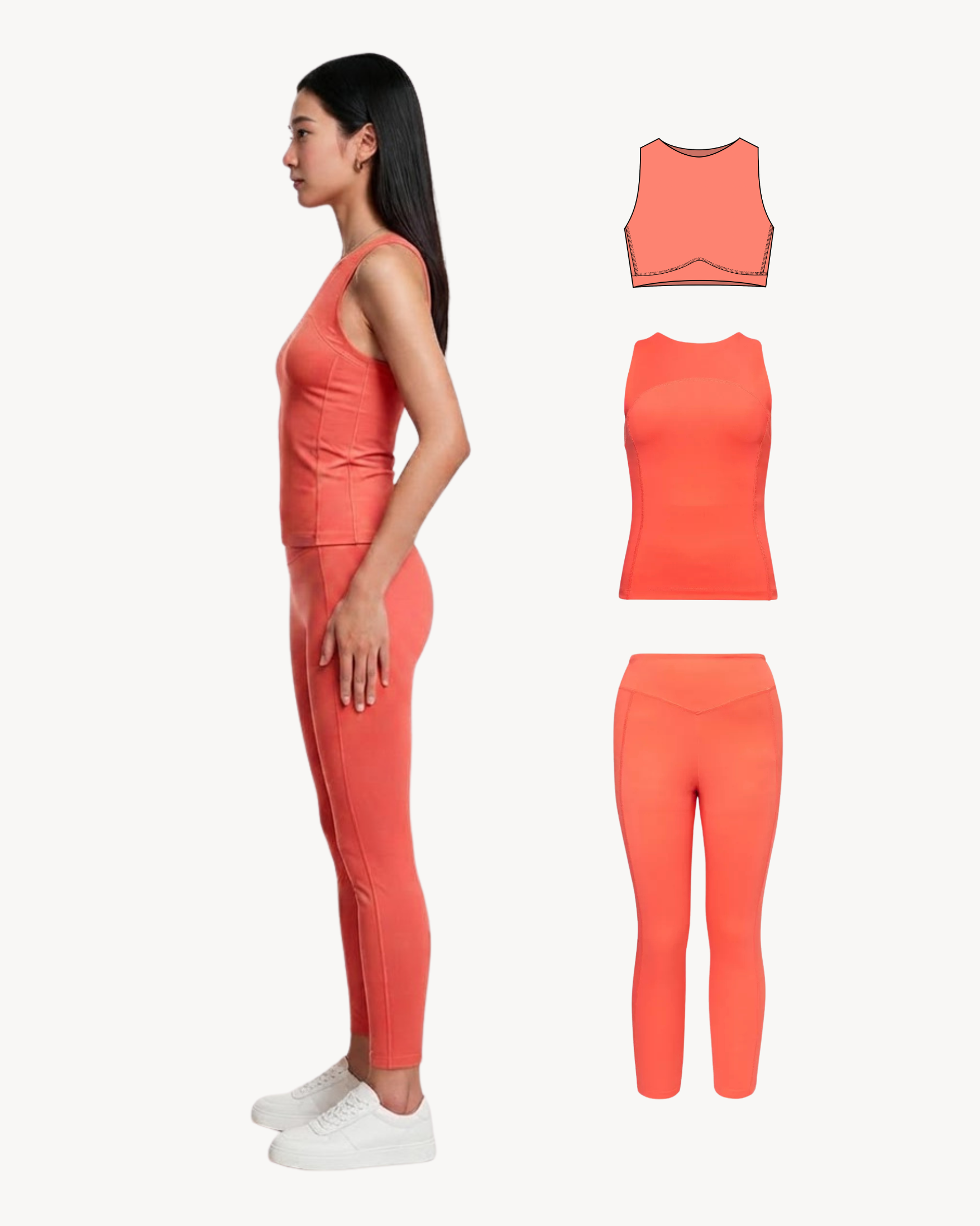 Complete Coral Petite Active Bundle