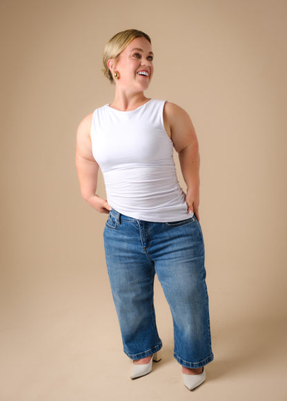 Extra Short Petite Wide Leg Blue STELLA Jeans [Pre-Order]