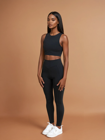 IRIS High Waist Leggings (Black, Extra Petite)