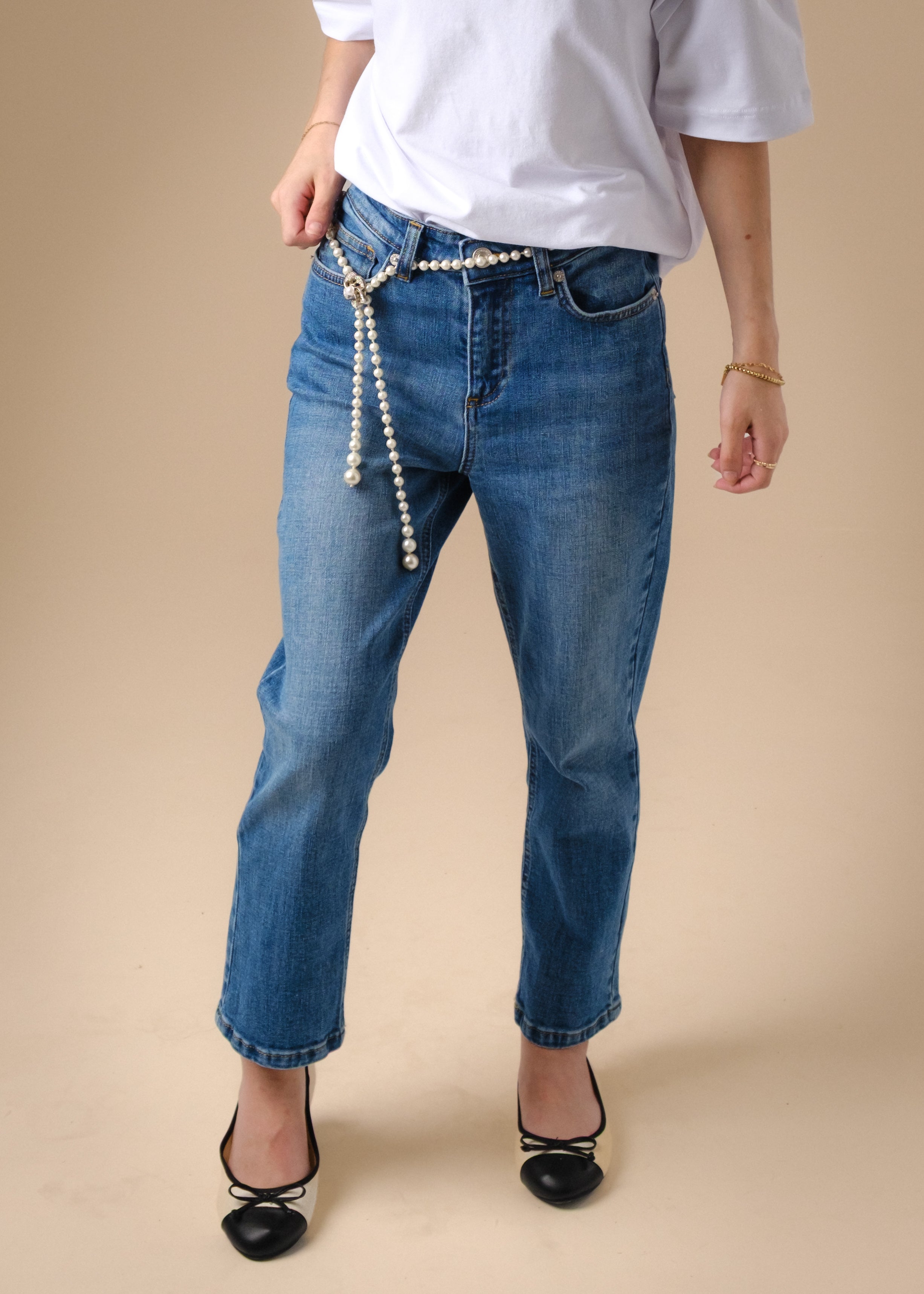 Extra Short Petite Straight Leg Blue KENDALL Jeans [Pre-Order]