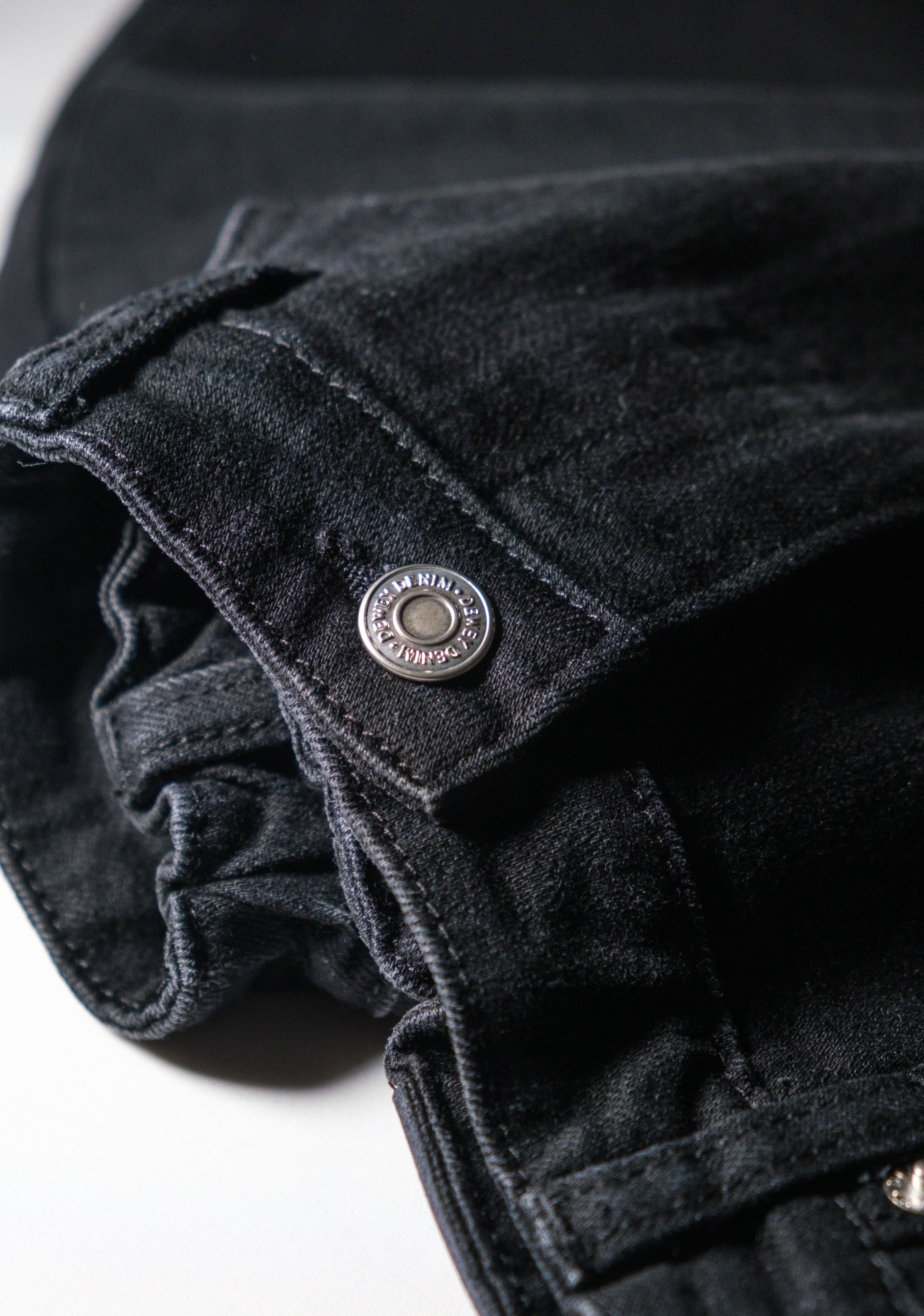 Extra Short Petite Straight Leg Black KENDALL Jeans [Pre-Order]