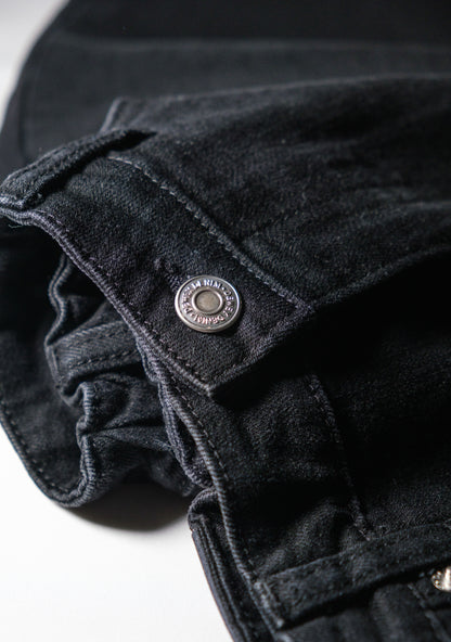 Extra Short Petite Straight Leg Black KENDALL Jeans [Pre-Order]