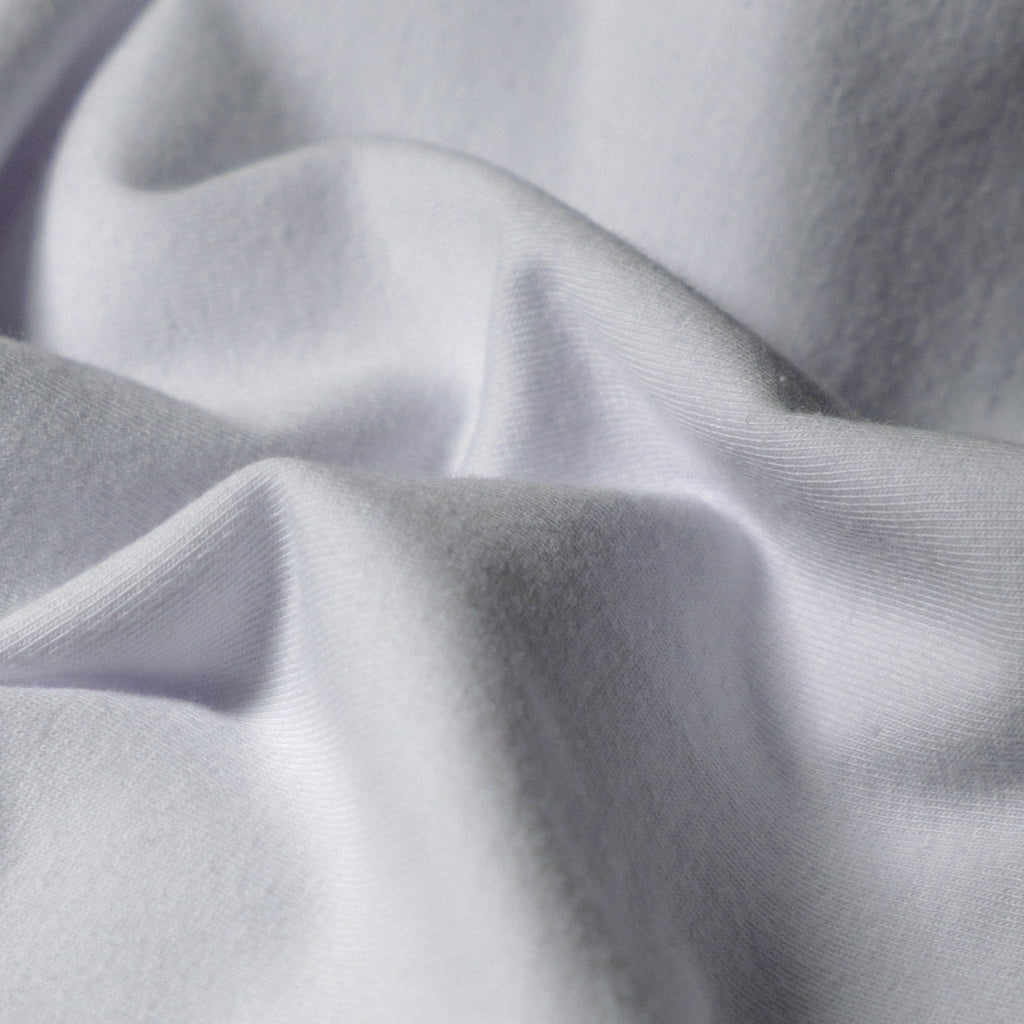 a close up of a white fabric
