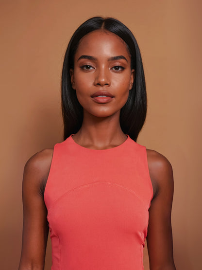 SUMMER Racerback Vest Top (Coral Red, Extra Petite)