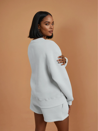 BAILEY Crewneck Sweatshirt Jumper (Grey, Petite & Extra Petite)