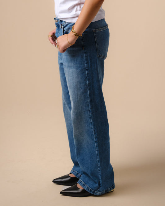 Petite Wide Leg Blue STELLA Jeans