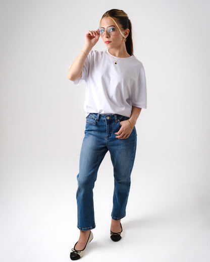 Petite Straight Leg Blue KENDALL Jeans