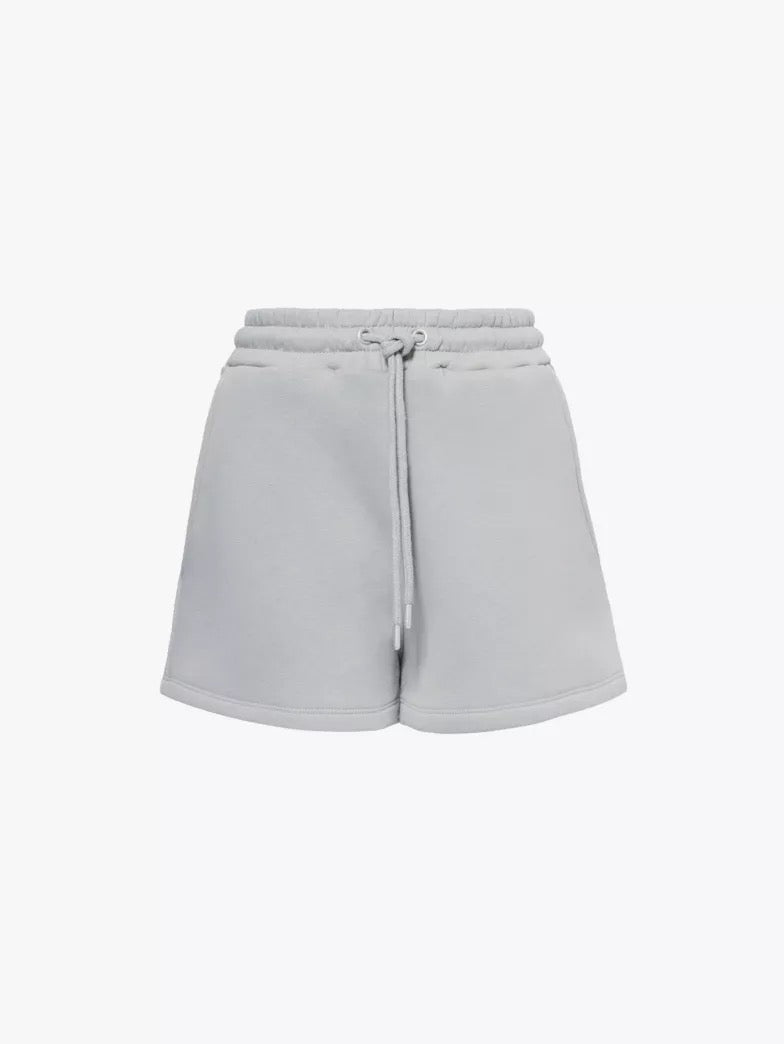 a pair of grey shorts