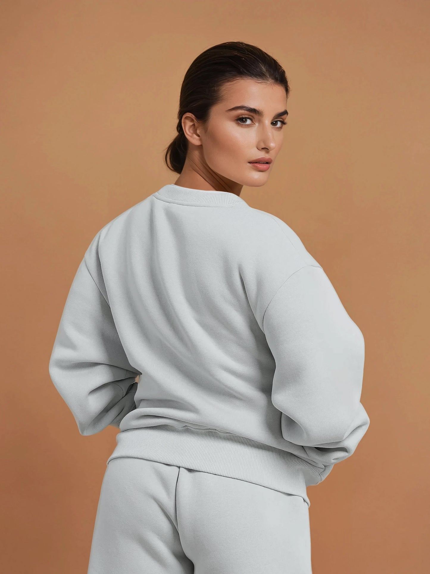 BAILEY Crewneck Sweatshirt Jumper (Grey, Petite & Extra Petite)