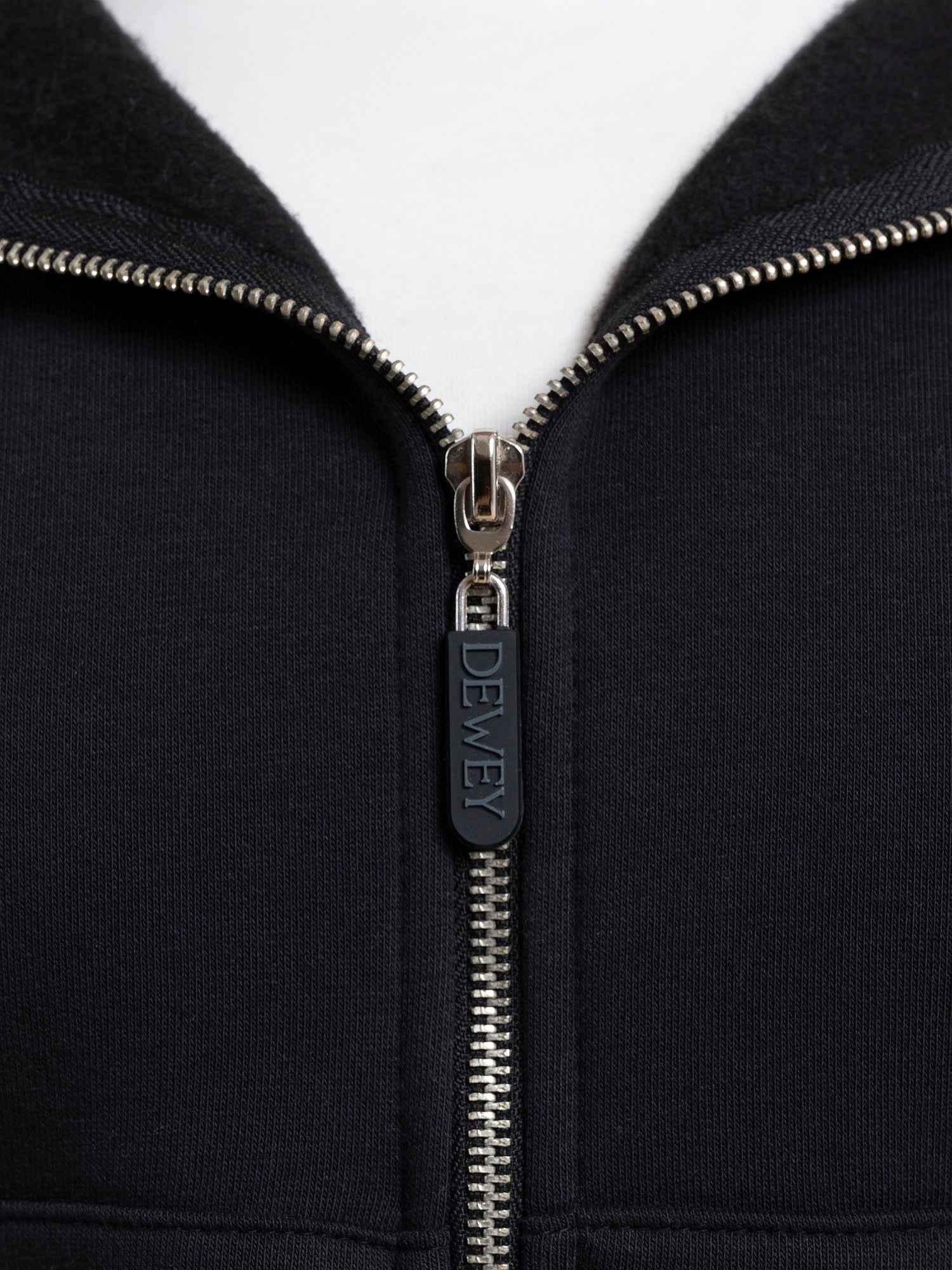 TOBY Full Zip-Up Hoodie (Black, Extra Petite)