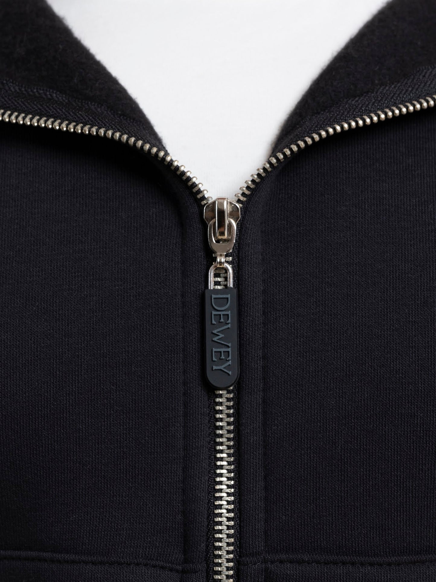 TOBY Full Zip-Up Hoodie (Black, Extra Petite)
